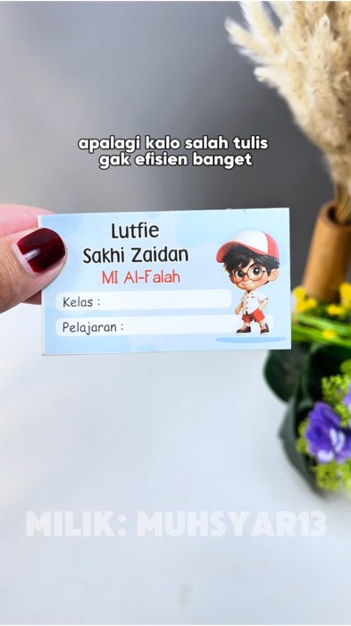 Meringankan beban ibu-ibu dirumah kalo pas si kecil mulai masuk sekolah #fyp #stikerlabelnama #stikerlabelnamaanak #stikerlabelnamacustom #anaksekolah