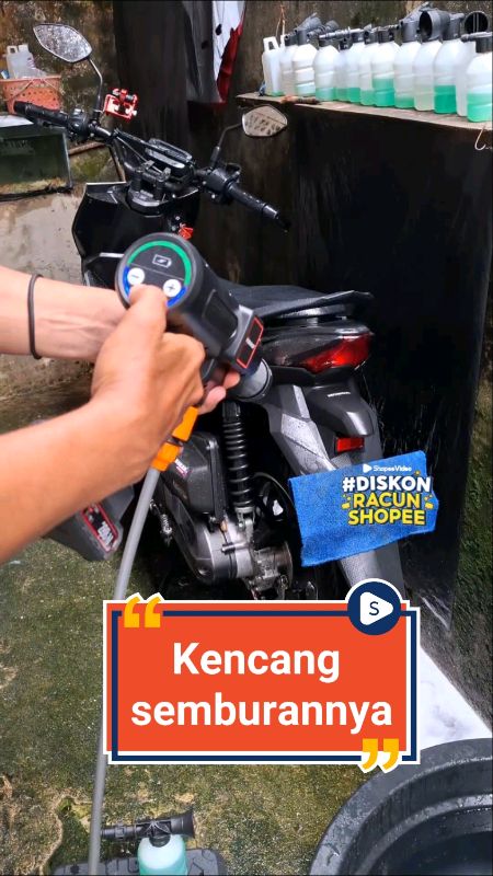 Jetcleaner super kencang dengan pengatur tekanan air #jetcleanerportable #alatcucimobilmotor #alatsteamserbaguna #ShopeeCOD #DiskonRacunShopee #viral