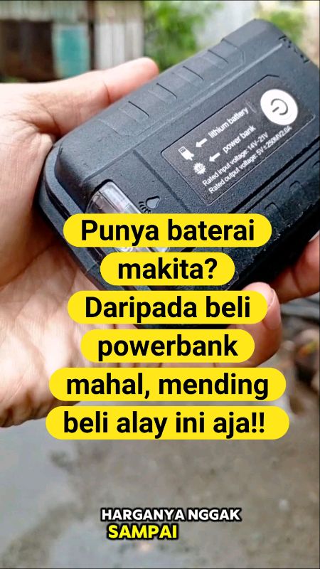 Konverter Baterai jadi Powerbank #KonverterPowerbank #PowerbankMakita #AdaptorMakitaUSB #MakitaConverter #USBMakita #PowerbankCordless #MakitaDIY