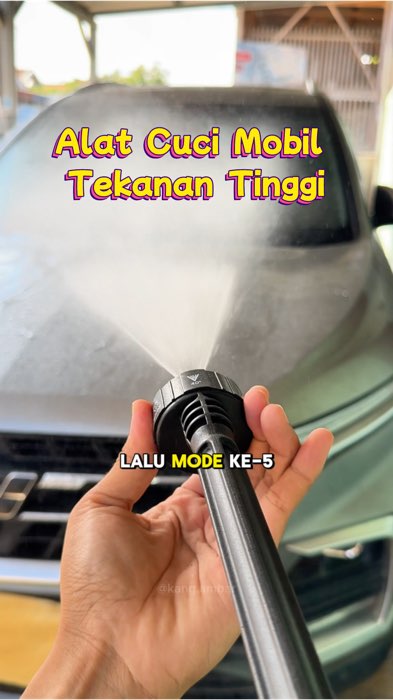 Alat cuci mobil tekanan tinggi dengan baterai. #alatcucimobil #alatcucimotor #mesinjetcleaner #zper