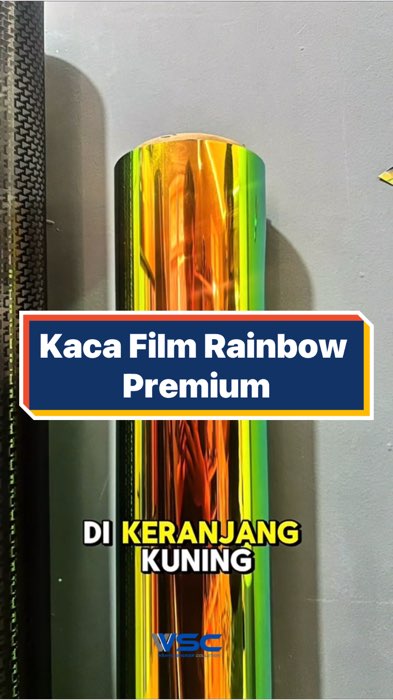 Dari hijau keemasan sampai ada efek pelanginya. Kaca film ini bikin mobil auto stand out! Stok terbatas, bro! #shopeehaul #kacafilm #variasimobil #fyp