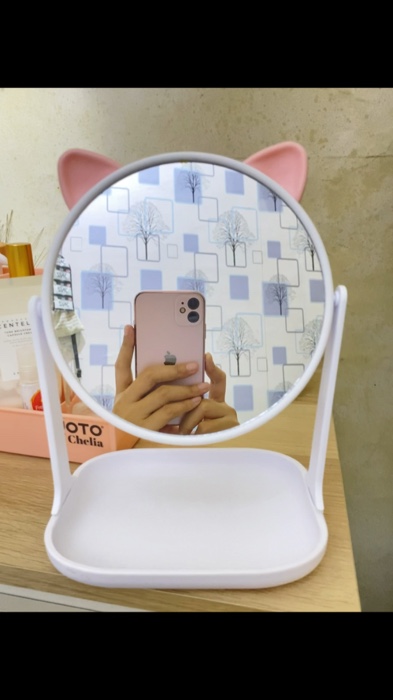 Cermin meja estetik #cerminaesthetic #cerminrias