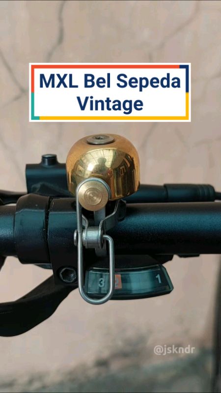 MXL Bel Sepeda Lipat, Roadbike, MTB  TR Classic  Bell Vintage Ultralight Stainless Klasik Retro #shopee #belsepeda #racunshopeee #shopeevideo