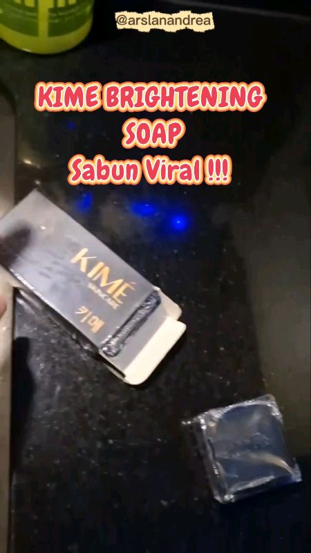 KIME Brightening Soap #kime #brighteningsoap #sabunwajah #sabunpemutih #DiskonRacunShopee #SpillRacunShopee #RacunShopee