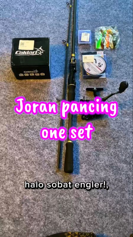 Joran pancing daiwa one set #joranpancing #joranpancingdaiwa #joranpancingsatusetpemula #reelcaldari #SpillBawaBerkah #SpillRacunShopee #RacunShopee