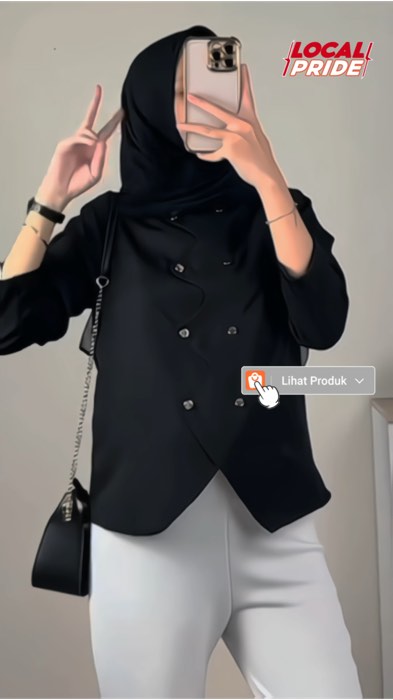 Atasann blazer paling viral 🔥🔥 #blazerwanita #blousewanita #lokalindonesia