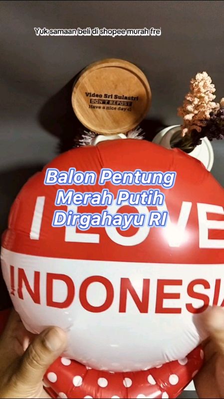 balon foil pentung merah putih kemerdekaan#RacunShopee#SpillRacunShopee#ViralDiShopeeVideo#ShopeeCOD#ShopeeLook#balonfoil#GratisOngkirRP0#merdeka