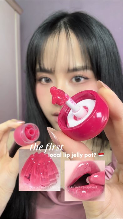 the first local lip jelly pot? 👀🇮🇩💞 #lipjelly #jellypot #lipgloss #cutemakeup #localbrand #esqa #esqalipjellypot #RacunShopee #paydaysale
