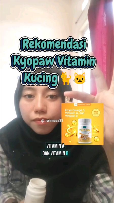 VITAMIN KYOPAW KUCING💗 #kyopaw #vitamin #vitaminkucing #_rahmaaa23 #ShopeeCOD #shopeevideo #PromoNonStop #racun #belanjadishopee #yaa