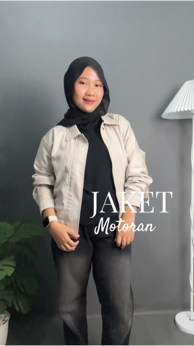 Ready buat Motoran, pake jaket crop stylis #coswishjaket #coswish #jaket #jaketunisex #jaketmotoran #RacunShopee #OOTDFashionShopee #jaketantiair
