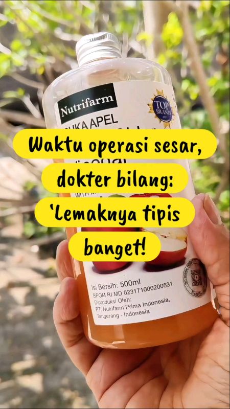 Aku nggak pernah lupa kalimat dokter pas aku operasi sesar #cukaapel #cukapel #cukaapeluntukkesehatan #cukaapelnutrifarm #Diskon50Persen #SpillBawaBer