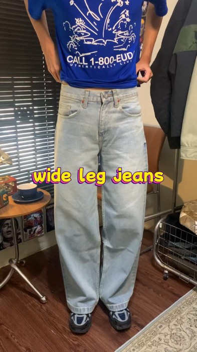 #widelegjeans #wideleg #jeans #outfitideas #shopeefitcheck #ootd