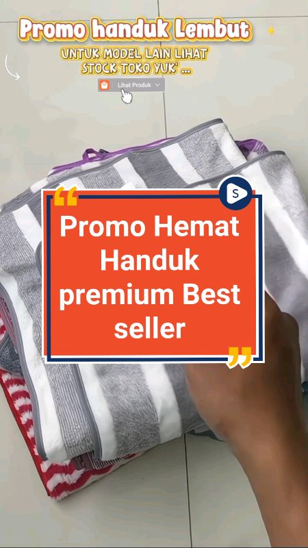 Promo handuk premium ☝️#handukmurah #handukmicrofiber #handukviral #trending #PromoNonStop #GratisOngkirRP0 #TermurahDiShopee #RacunShopee
