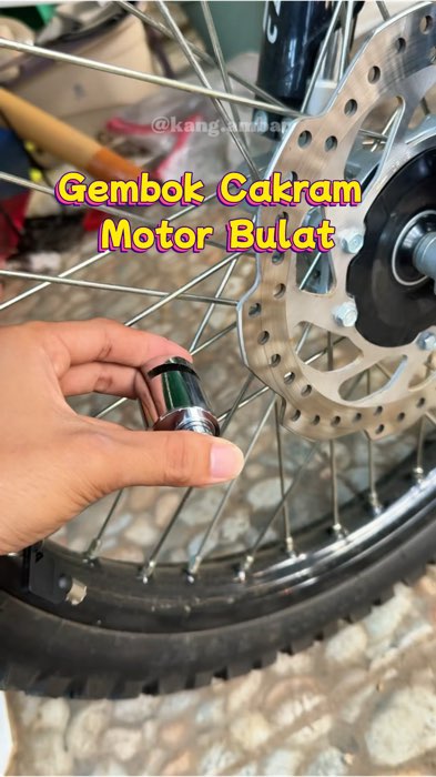 Gembok cakram motor model bulat, simpel buat mencegah maling! #gembokcakram #gembokcakrammotor #gembokcakrambulat