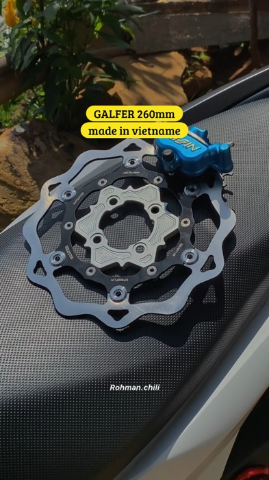 Racun kegantengan motormu #galfer260mm #GalferVietname #SpillBawaBerkah #DiskonRacunShopee #RacunShopee #SpillRacunShopee