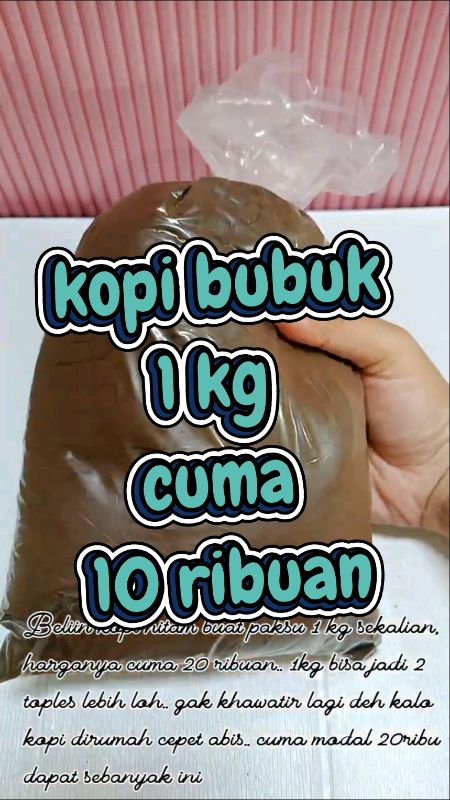 kopi bubuk 1kg murah #DiskonRacunShopee #RacunShopee #ShopeeLook #kopi #kopibubuk #kopimurah #kopi1kg #SpillBawaBerkah #BadaiTapiBudget #CODinApa