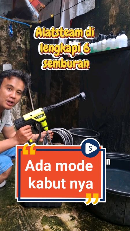 Jetcleaner portable zpper di lengkapi 6 mode semburan da mode kabut #jetcleanerportable #alatcucimotormobil #alatsteamserbaguna #RacunShopee