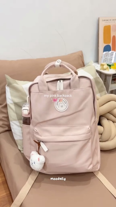 tas ransel nya bagus bgt buat anak sekolahan nih??,muat banyak barang juga?#RacunShopee #tasranselwanita #backtoschool #fyp #Diskon40RB