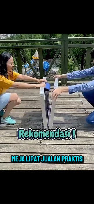 Rekomendasi meja lipat jualan lubang tengah payung. #mejalipatjualan #mejapayungportable #rumakuofficialshop #rumakuofficial #ShopeeCOD