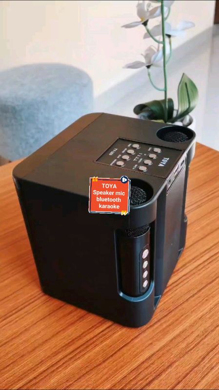 TOYA Speaker mic bluetooth karaoke #speakerbluetooth #speakerkaraoke #speakerportable #speakermurah #speakertoya #Toyaspeakerbluetoothkaroke #speaker