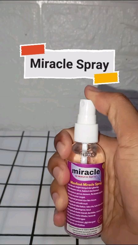 Miracle Spray #airalkali #miraclespray #airphtinggi #GratisOngkirRP0 #shoppevideo #RacunShopee