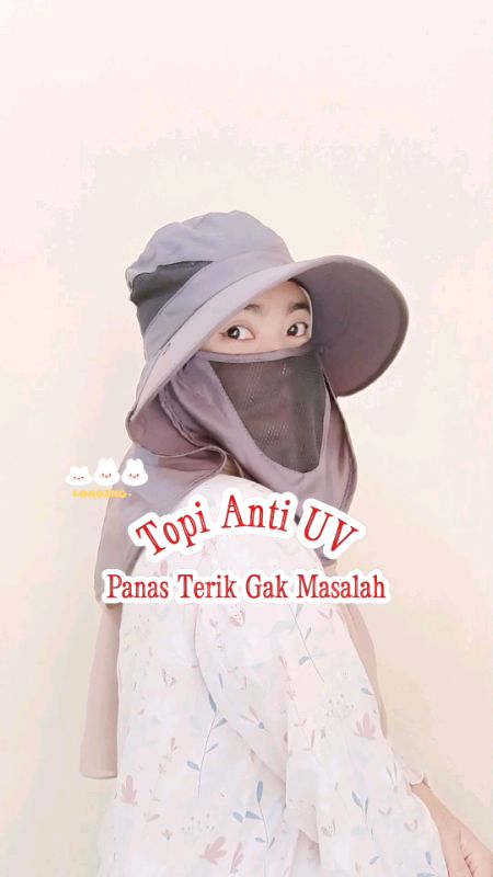 bisa buat ootd jugak 😉 #topimancing #topiantiuv #GakNyeselBeliIni #RacunShopee #SpillRacunShopee #BadaiTapiBudget #FashiondiShopee #ootdfashion