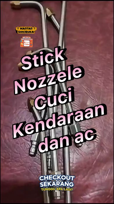 Stick Nozzle Cuci Kendaraan dan Ac #sticknozzle #stickextensiongunjet #RacunShopee #highpreasurecarwash #sticknozzlecucikendaraan