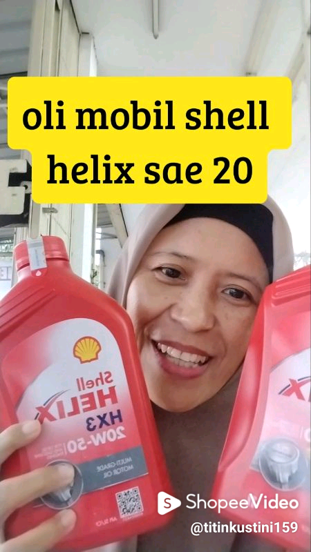 oli mobil shell helix galon 4liter | Shopee Video Indonesia
