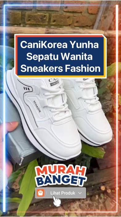 CaniKorea Yunha Sepatu Wanita Sneakers Fashio...