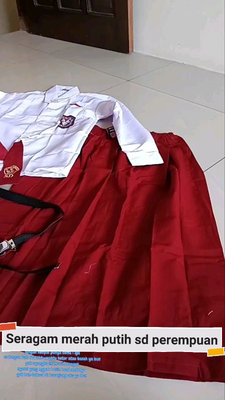 Seragam merah putih sd perempuan #SeragamSD #seragammerahputihsd #seragammerahputihsdperempuan #SeragamSD