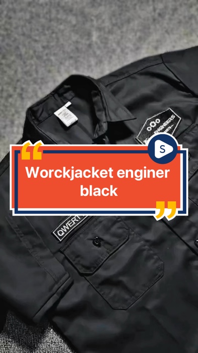 Workjacket enginer black #DiskonBesar22 #PejuangRupiah #BadaiTapiBudget #SpillRacunShopee #RacunShopee#ShopeeFashionHaul#ShopeeCOD #ViralDiShopeeVideo