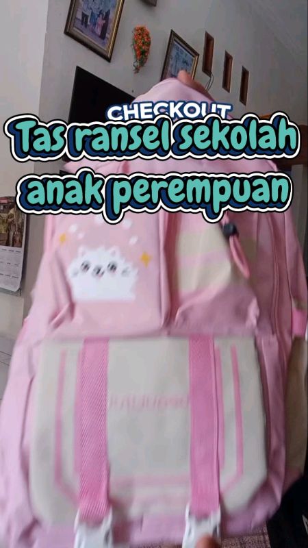 Tas ransel sekolah anak perempuan#tasranselsekolah #Cashback40Persen #PromoNonStop #ShopeeCOD #SpillRacunShopee
