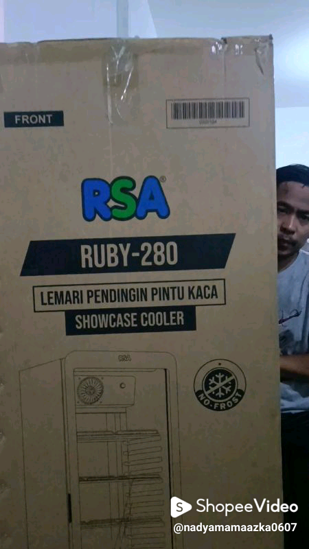 rsa showcase Ruby 280 no frost,harga terjangkau kwalitas gak kaleng2 ...