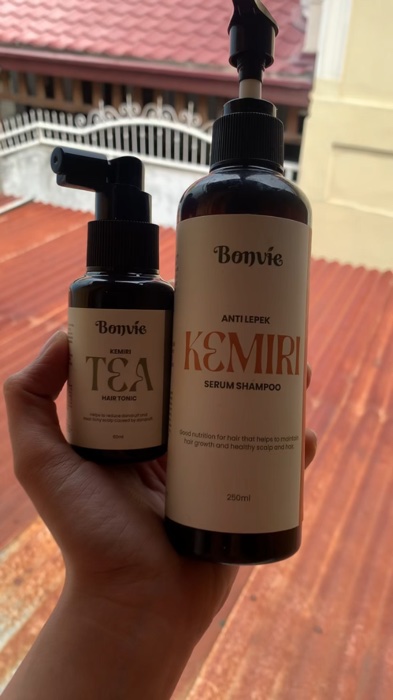 Solusi untuk rambut rontok dan ketombe🤩✨     #bonvie #shampoorambutrontok #shampoketombe #shampononsls