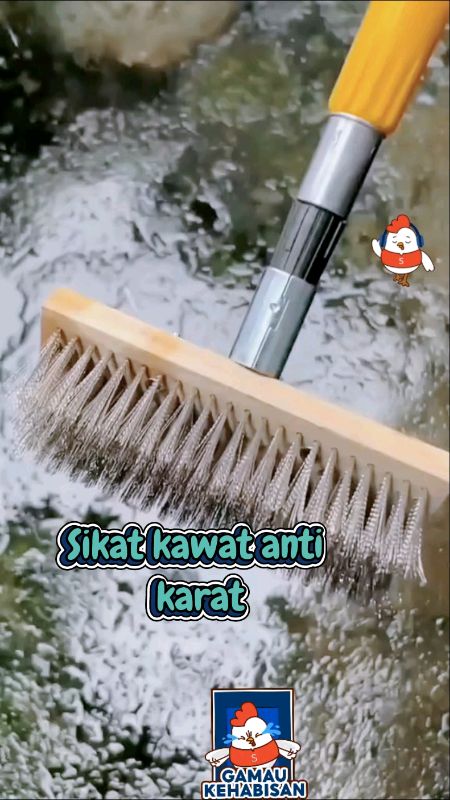Sikat lantai kawat baja anti karat#Diskon40RB #ShopeeCOD #ShopeeLook #RacunShopee #TermurahDiShopee #PejuangRupiah #SpillBawaBerkah