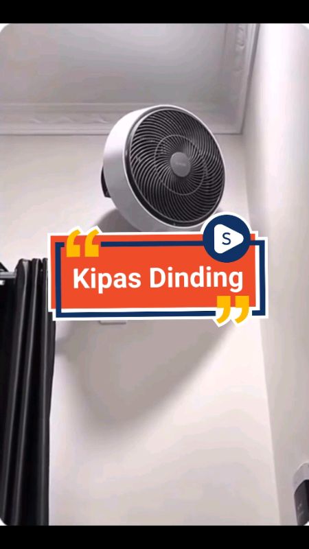 Kipas Dinding Estetik #kipasdinding #kipasanginmurah #kipasazko