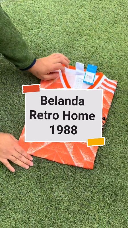 Unboxing Jersey Belanda Retro Home tahun 1988 #holland #belanda #RacunShopee #jerseybola #jerseyretro #jerseyvintage #adidas #netherlands #vanbasten