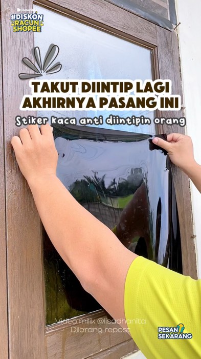 Stiker kaca #ViralDiShopeeVideo #DiskonRacunShopee #GratisOngkirRP0 #RacunShopee #GakNyeselBeliIni #TermurahDiShopee #SpillBawaBerkah #stikerkaca #fyp