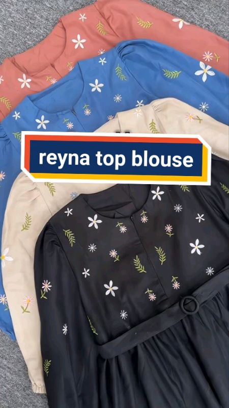 Reyna top linen bordir #ShopeeFashionHaul #GratisOngkirRP0 #OOTDFashionShopee #RacunShopee #reynatop #reynatoplinenbordir #reynatopblouse #Cashback40R
