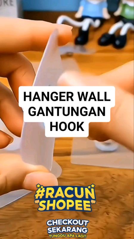 HANGER WALL GANTUNGAN HOOK #RacunShopee #ShopeeCod #RacunShopeeCheck #DiskonRacunShopee #HangerWallGantunganHook #HangerWallGantunganHookOri #Viral