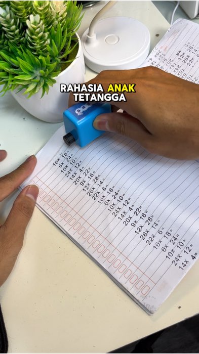 ternyata ini rahasia anak tetangga jago perkalian #stempelmatematika #stempelperkalian #stempelberhitung #RacunShopee #ShopeeCOD #PromoNonStop