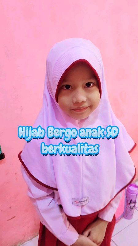 Nafeesa - Hijab Bergo Anak Sekolah SD #jilbabanaksd #bergoanaksd #hijabsyari #jilbabanakberkualitas #ViralDiShopeeVideo