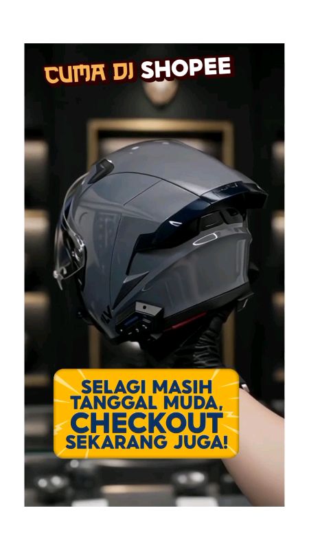 #spoilerhelm #spoilerhelmalv #spoilerhelmmurah #spoilerhelmkeren #penggunashopee #GaratisOngkirRP0 #RacunShopee