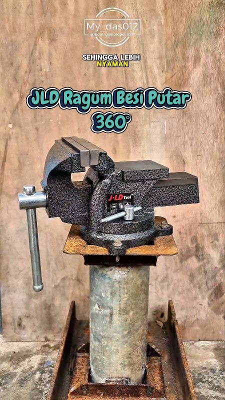 ragum besi putar 360° dari JLD #RacunShopee #ragum #ragumbesi #ragumputar #ragumjld #ragumcatok #catokragumputar #ragummejaputar #penjepitbendakerja