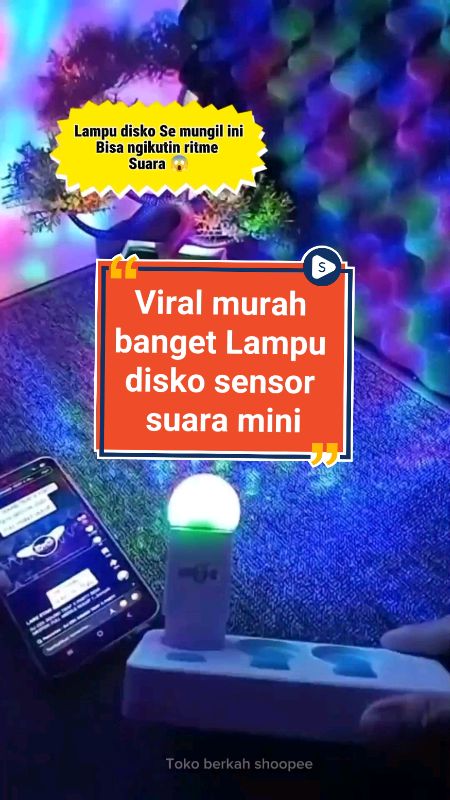 #viral#lampudisko #lampudiskousb #lampudisco #lampumini #terlaris #bigsale#RacunShopee #ShopeeCOD