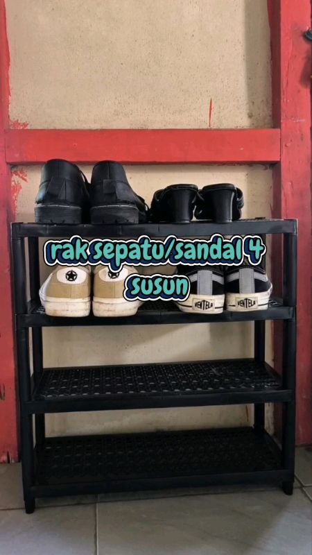 rak sepatu 4 susun #ShopeeCOD #RacunShopee #Diskon40RB #ViralDiShopeeVideo #PromoNonStop #shopeevideo