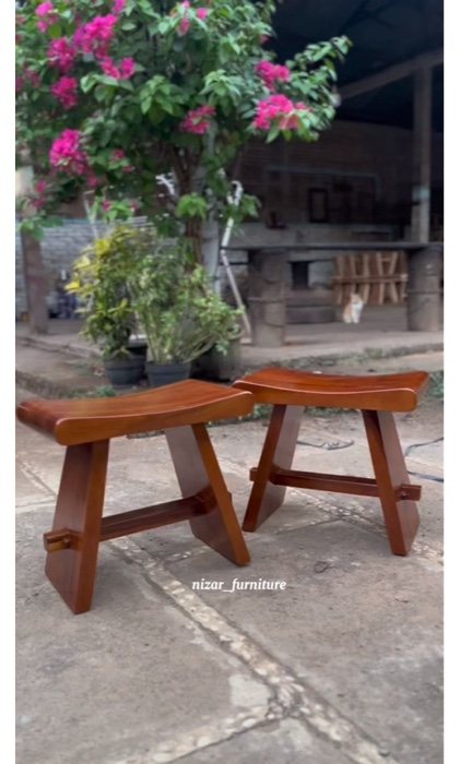 #kursiminimalis #furniturekayujati #kursimakan #stoolkotak