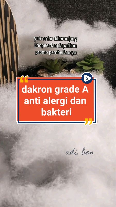 dakron grade A #ShopeeLook #GratisOngkirRP0 #SpillBawaBerkah #ShopeeVideoCreator