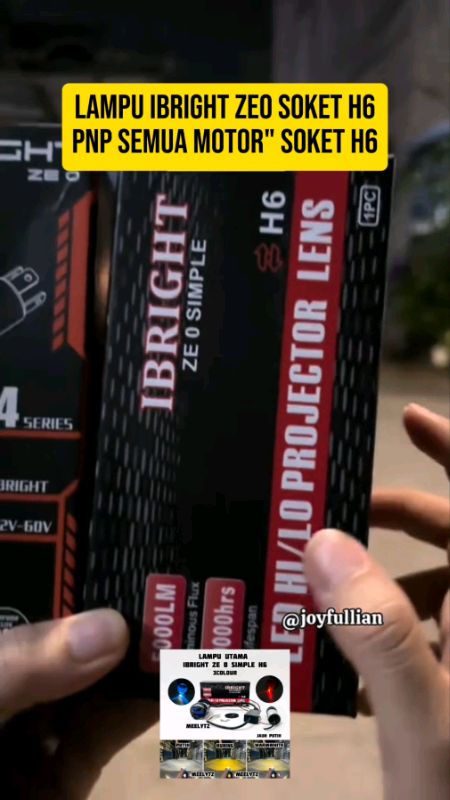 Lampu utama H6 - IBRIGHT ZE 0 SIMPLE #GakNyeselBeliIni