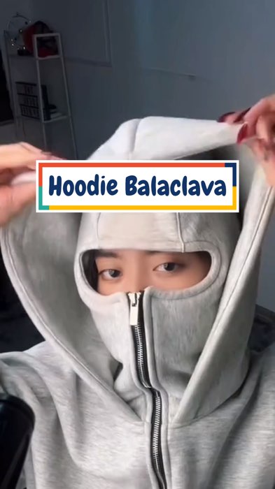 Hoodie balaclava #HoodieBalaclava #GratisOngkirRP0 #DiskonShopeeVideo #PromoNonStop